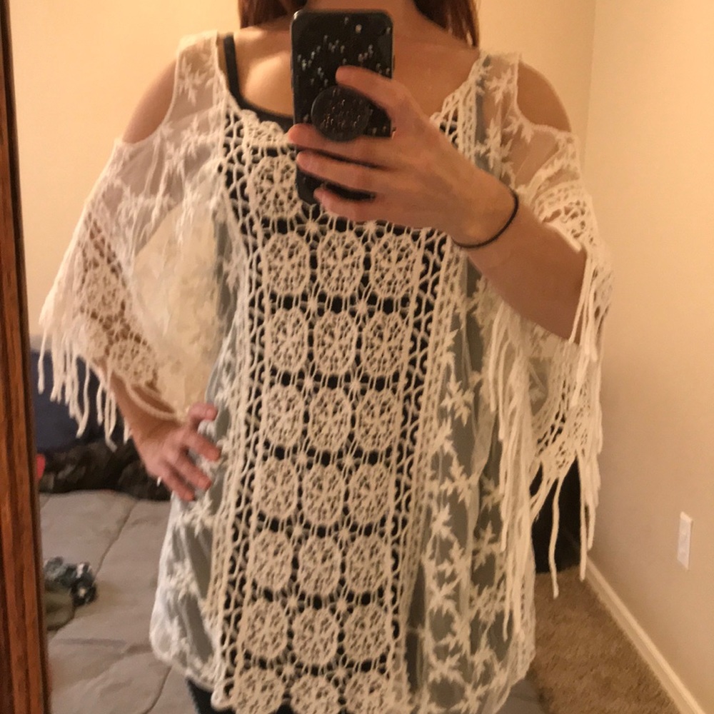 Crochet cover up
